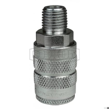 Dixon F Series Industrial Male Quick Disconnect Pneumatic Manual Coupler, 3/8-19 Nominal, 500 psi Pressure 3FBM3